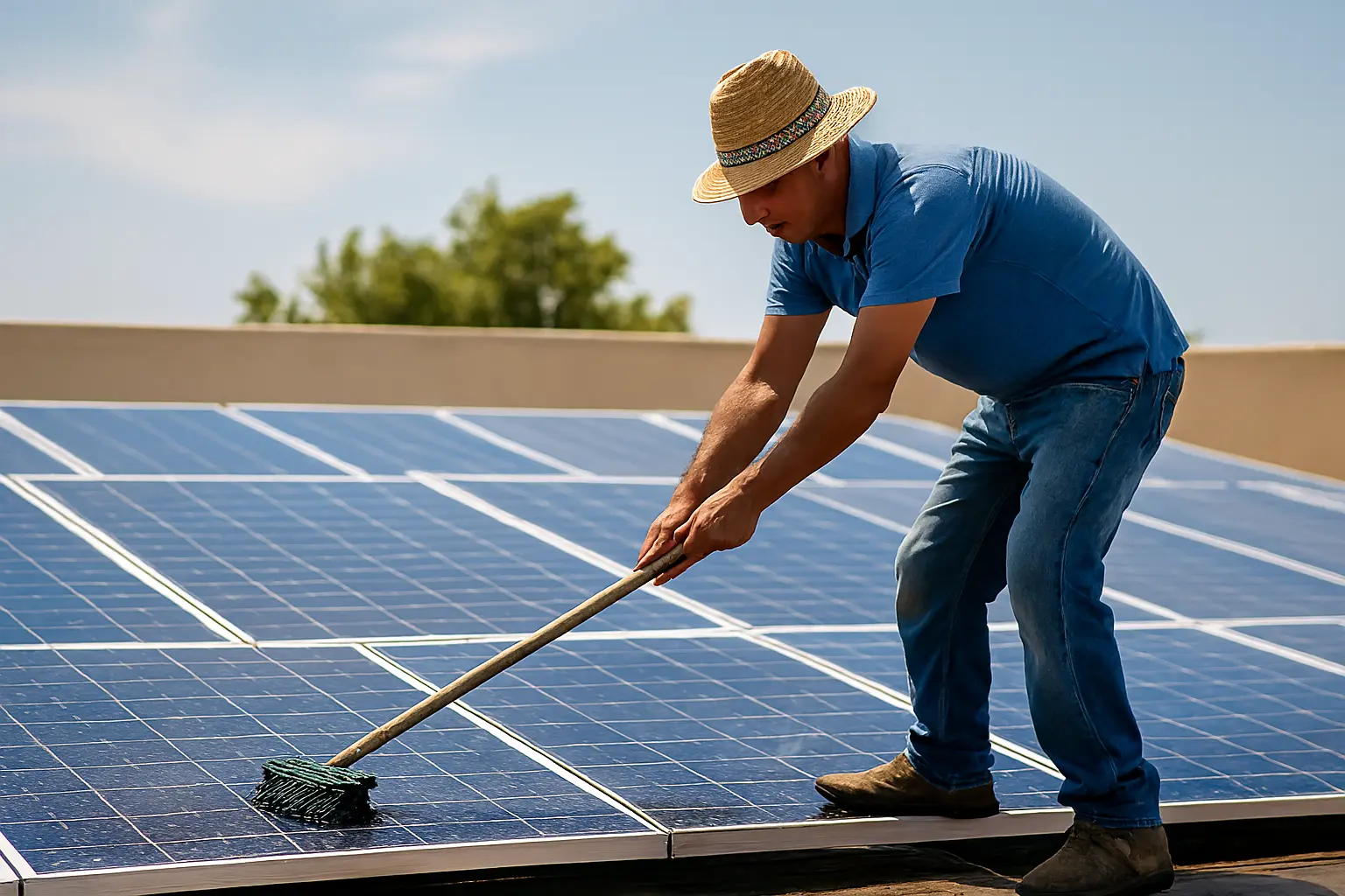 Solar Panel Cleaning & Repair
